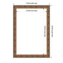 Amanti Art Antique Bronze Framed Dry Erase Magnetic Board -Home Furniture GUEST 3542b3ff 1970 40e0 8e37 1de1d3454538