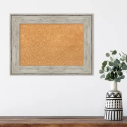 Amanti Art Crackled Metallic Framed Corkboard, Natural Cork -Home Furniture GUEST 35a39aa1 c1c8 44b5 a169 4df08d65df31