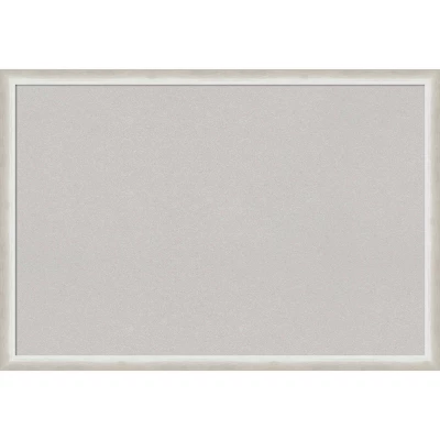 38"x26" Two Tone Wood Frame Gray Cork Board Silver - Amanti Art 12 38"x26" Two Tone Wood Frame Gray Cork Board Silver - Amanti Art - Image 10