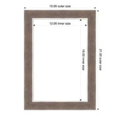 Amanti Art Noble Mocha Framed Dry Erase Magnetic Board -Home Furniture GUEST 380845ca b4e9 43df 9893 7a022639dbc6