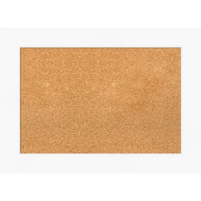 Amanti Art Cabinet White Framed Corkboard, Natural Cork 9 Amanti Art Cabinet White Framed Corkboard, Natural Cork - Image 7