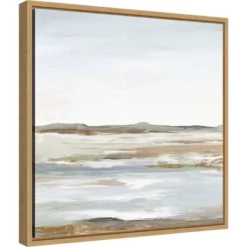 16" X 16" Vastness I By Eva Watts Framed Wall Canvas - Amanti Art