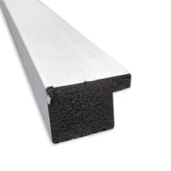 40" X 29" Non-Beveled Grace Brushed Nickel Narrow Wall Mirror - Amanti Art