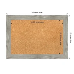 Amanti Art Dove Greywash Square Framed Corkboard, Natural Cork -Home Furniture GUEST 390ce5da 9dea 4e99 8207 3f76f79016e6