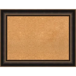 34"x26" Villa Wood Frame Natural Cork Board Oil Rubbed Bronze - Amanti Art: Wall Mount, Custom Framed, Home Organization -Home Furniture GUEST 3a1c0cc1 b798 4d4b 817a a623ece34132