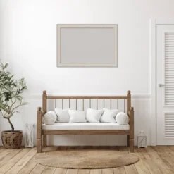 40"x28" Cottage Wood Frame Gray Cork Board White/Silver - Amanti Art: Wall Mount, Custom Framed -Home Furniture GUEST 3a3283ed 91b0 4ceb b08b 7870487ea924