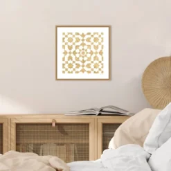 16" X 16" Simply Elegant XVI By Nancy Green Framed Canvas Wall Art - Amanti Art -Home Furniture GUEST 3a3e844c 0001 4868 8f65 479df7f6af9a