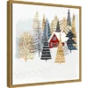16" X 16" Christmas Chalet I Tree By Victoria Borges Framed Canvas Wall Art - Amanti Art -Home Furniture GUEST 3cc2ae50 68f0 4d67 a85a 888d66f213be