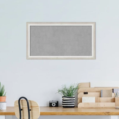 26"x14" Two Tone Framed Magnetic Board Silver - Amanti Art: Real Wood, Steel, Wall Mount, Home & Office 7 26"x14" Two Tone Framed Magnetic Board Silver - Amanti Art: Real Wood, Steel, Wall Mount, Home & Office - Image 5