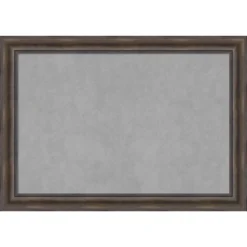 Amanti Art Rustic Pine Brown Framed Magnetic Board 41 X 29 In. -Home Furniture GUEST 3d7123e4 a143 4d0e 834f 8a4cda3fe1b1