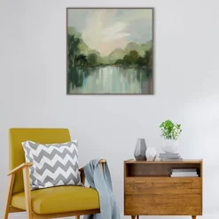 30" X 30" Cool Spring Day By Silvia Vassileva Framed Canvas Wall Art Print - Amanti Art -Home Furniture GUEST 3e780c0d 6682 41dd b6f1 6920c41efd98