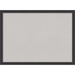30"x22" Stylish Wood Frame Cork Board Black - Amanti Art -Home Furniture GUEST 4288d70d 3912 4d91 878a ccbad4881bea