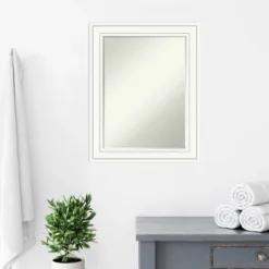 Amanti Art Craftsman White Petite Bevel Wood Bathroom Wall Mirror 29 X 23 In. 17 Amanti Art Craftsman White Petite Bevel Wood Bathroom Wall Mirror 29 X 23 In. -Home Furniture GUEST 42df849e 0230 4520 afca eb246fd1b97c