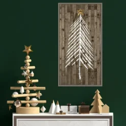 14" X 26" Wooded Whimsy I Tree By Grace Popp Framed Canvas Wall Art - Amanti Art -Home Furniture GUEST 43d52acf 833f 422f 948c 09a1f135732d