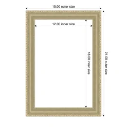 Amanti Art Champagne Teardrop Framed Dry Erase Magnetic Board -Home Furniture GUEST 44e561b5 b4f7 47f7 a7aa 94de222f4eb1