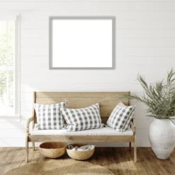 Amanti Art Silver Leaf Framed Dry Erase Magnetic Board -Home Furniture GUEST 4566cc0e 930b 4e81 b3fd 58d6def477ff