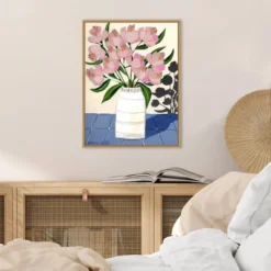 18" X 24" Spring Florals 5 By Marisa Anon Framed Canvas Wall Art - Amanti Art 13 18" X 24" Spring Florals 5 By Marisa Anon Framed Canvas Wall Art - Amanti Art -Home Furniture GUEST 4615dd53 dae7 45d4 a732 7e19ecdcce12