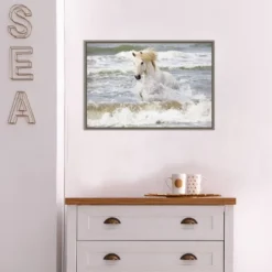 23" X 16" Camargue Horse In The Surf By Ellen Goff Danita Delimont Framed Canvas Wall Art - Amanti Art 13 23" X 16" Camargue Horse In The Surf By Ellen Goff Danita Delimont Framed Canvas Wall Art - Amanti Art -Home Furniture GUEST 4676bbc3 5e1d 4d25 879a 0f5455917a06