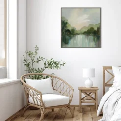 30" X 30" Cool Spring Day By Silvia Vassileva Framed Canvas Wall Art Print - Amanti Art -Home Furniture GUEST 468031f3 7209 4019 9815 0a7a8a72142c