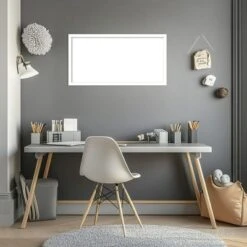 Amanti Art Svelte Clay Grey Framed Dry Erase Magnetic Board -Home Furniture GUEST 46819a71 718c 4d75 ac71 e7e3fd2f0221