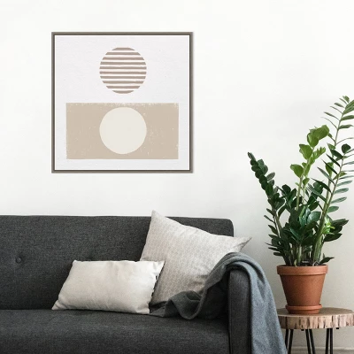 22" X 22" Reflection II Neutral By Moira Hershey Framed Canvas Wall Art Gray Wash - Amanti Art 9 22" X 22" Reflection II Neutral By Moira Hershey Framed Canvas Wall Art Gray Wash - Amanti Art - Image 7