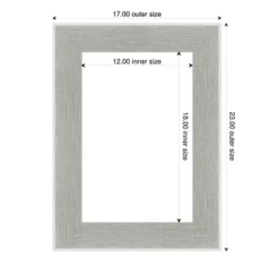 Amanti Art Glam Linen Grey Framed Dry Erase Magnetic Board -Home Furniture GUEST 4880087f 7391 4f71 8c18 107e8208da7b