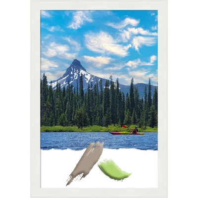 Amanti Art Vanity White Narrow Picture Frame 12 Amanti Art Vanity White Narrow Picture Frame - Image 11