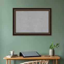 42"x30" Villa Framed Magnetic Board Oil Rubbed Bronze - Amanti Art: Wall Mount, Metal, Home & Office Decor -Home Furniture GUEST 4f7aabac 2113 4012 a0e8 fd29eb1fc4d9