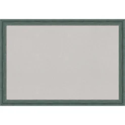 39"x27" Upcycled Wood Frame Gray Cork Board Teal - Amanti Art -Home Furniture GUEST 4fddac7a 7f77 4395 9f0a 5f3d377cf97a
