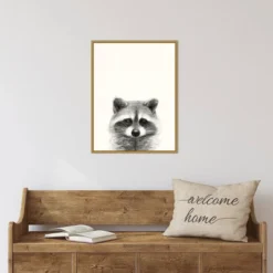 18" X 24" Animal Mug II Raccoon By Victoria Borges Framed Canvas Wall Art Gold - Amanti Art 10 18" X 24" Animal Mug II Raccoon By Victoria Borges Framed Canvas Wall Art Gold - Amanti Art -Home Furniture GUEST 4fe3302b c8f2 4d9a 9992 fc1cea3676da