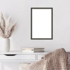 Amanti Art Theo Black Silver Narrow Framed Dry Erase Magnetic Board -Home Furniture GUEST 508e1bfb 2aec 4ee2 b57e 20b6d211df53