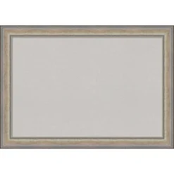 41"x29" Wood Frame Gray Cork Board Fleur Champagne Silver - Amanti Art -Home Furniture GUEST 537abe1b de0b 41ff b565 6d2cd348d627