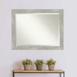 46" X 36" Dove Graywash Framed Bathroom Vanity Wall Mirror - Amanti Art -Home Furniture GUEST 5466127a a5b9 49a4 b815 a3db3a894a35