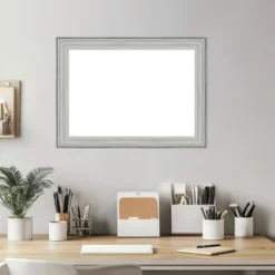 Amanti Art Bel Volto Silver Framed Dry Erase Magnetic Board -Home Furniture GUEST 54ef24f9 07c8 42e2 b74c 7b85d15e84ac