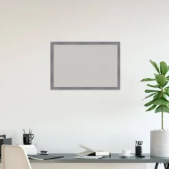 38"x26" Edwin Wood Frame Gray Cork Board - Amanti Art -Home Furniture GUEST 56139f44 50b0 4f15 8cf3 9aeb98508bc3