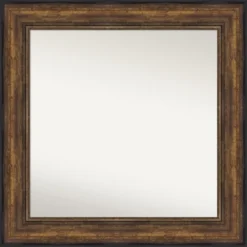 Amanti Art Ballroom Bronze Non-Beveled Bathroom Wall Mirror -Home Furniture GUEST 5908ebaf 16d0 45f6 9a7a b3780962b6f0