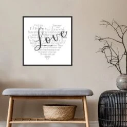 22" X 22" Mother's Day Heart Love By Cynthia Coulter Framed Canvas Wall Art Black - Amanti Art 16 22" X 22" Mother's Day Heart Love By Cynthia Coulter Framed Canvas Wall Art Black - Amanti Art -Home Furniture GUEST 5914101c babf 4b88 a61d 41a3e8fce052
