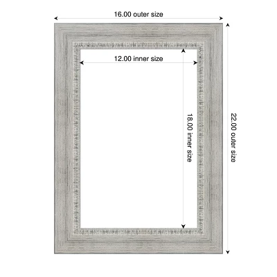 Amanti Art Rustic White Wash Framed Dry Erase Magnetic Board 6 Amanti Art Rustic White Wash Framed Dry Erase Magnetic Board - Image 4