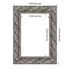 Amanti Art Silver Luxor Framed Dry Erase Magnetic Board -Home Furniture GUEST 59242df9 1131 445e bfa0 8483b0189615