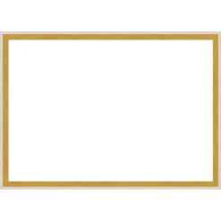 Amanti Art Paige White Gold Framed Dry Erase Magnetic Board -Home Furniture GUEST 599d93d6 f11b 44f8 a831 6cc59ae25647