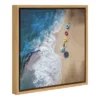 16" X 16" Hi Summer (Beach) Framed Canvas Wall Art - Amanti Art -Home Furniture GUEST 5a322116 f53c 4557 8ef7 cb55ca32903d