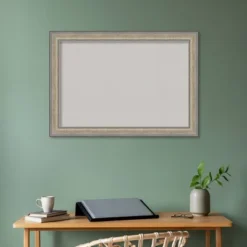 41"x29" Wood Frame Gray Cork Board Fleur Champagne Silver - Amanti Art -Home Furniture GUEST 5a848a4b bb96 4c1c 9eca 89ba0ad45ad3