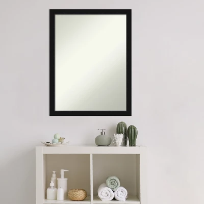 Amanti Art Avon Black Narrow Non-Beveled Bathroom Wall Mirror 11 Amanti Art Avon Black Narrow Non-Beveled Bathroom Wall Mirror - Image 9