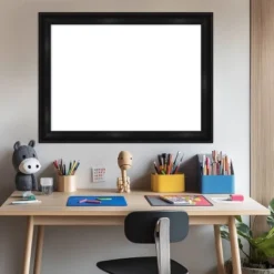 Amanti Art 24"x32" Grand Black Narrow Framed Magnetic Dry Erase Board -Home Furniture GUEST 5bde572d 2ede 4e19 9640 7fc12a1ce7b2