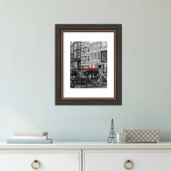 Amanti Art Ashton Black Wood Picture Frame -Home Furniture GUEST 5c5948f9 7e8f 4db4 8d01 00bc6da61926