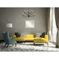 32" X 26" Country White Wash Framed Wall Mirror - Amanti Art -Home Furniture GUEST 5d3890f0 36d2 4790 bce5 2e16b35d857a