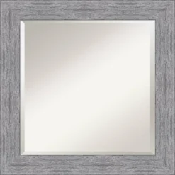 Bark Rustic Framed Bathroom Vanity Wall Mirror Gray - Amanti Art -Home Furniture GUEST 5e6d9e5b e3d5 40fb 9921 c0f913393b9b