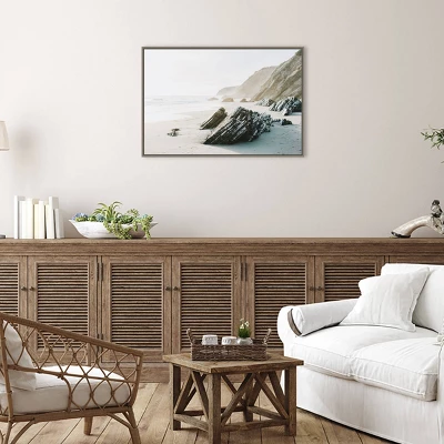 33" X 23" Salerno By Krista Broadway Framed Canvas Wall Art Print - Amanti Art 5 33" X 23" Salerno By Krista Broadway Framed Canvas Wall Art Print - Amanti Art - Image 3