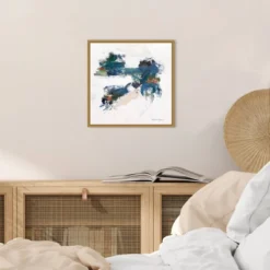 16" X 16" Outpouring By Suzanne McCourt Framed Canvas Wall Art Gold - Amanti Art -Home Furniture GUEST 5ec824da 1e4d 4f72 8b9e a78c331a682d