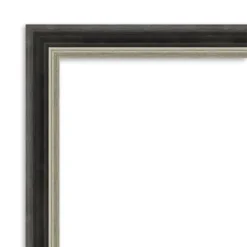 Amanti Art Theo Black Silver Narrow Framed Dry Erase Magnetic Board -Home Furniture GUEST 5f0d814f 2277 4489 b698 c19af22b6d79